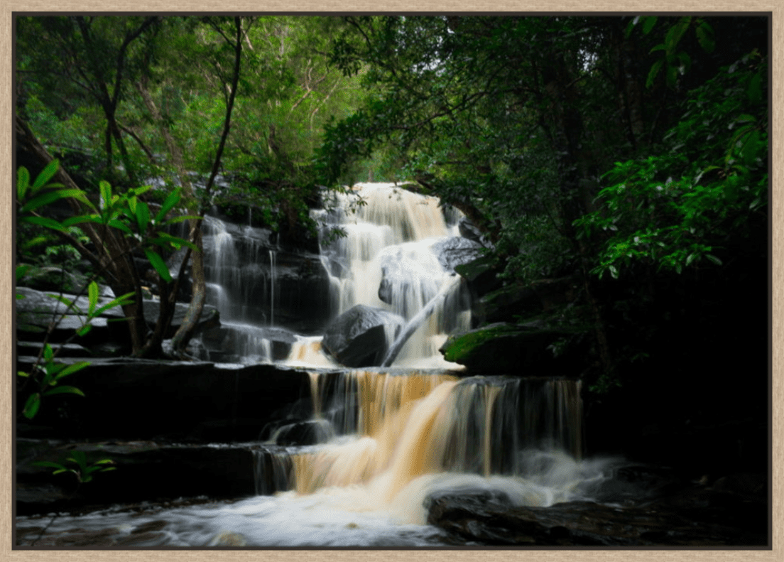 Somersby Falls Framed Print – Kayla Brockett Photography